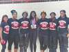 LADY WOLVES COMPETE IN STATE TRACK MEET - Pictured (L-R) Kyla Clifton (11), Cayreiona Isaac (12), Taliyah Roland (9), JaToryia Barnes (12), Ziunna Wade (9), KeyAsia Jackson (9) and Kirstern Smith (9).