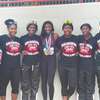 LADY WOLVES COMPETE IN STATE TRACK MEET - Pictured (L-R) Kyla Clifton (11), Cayreiona Isaac (12), Taliyah Roland (9), JaToryia Barnes (12), Ziunna Wade (9), KeyAsia Jackson (9) and Kirstern Smith (9).